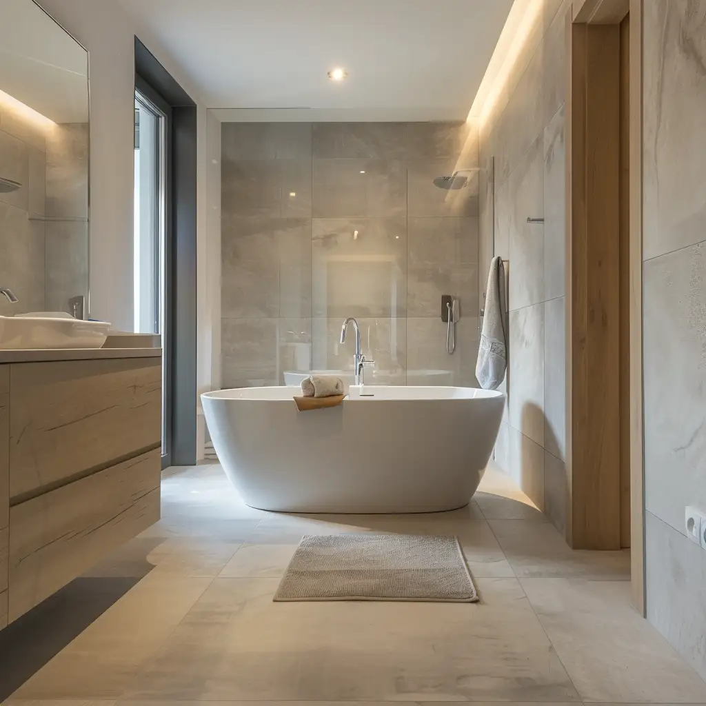 pose d'une salle de bain par REVA